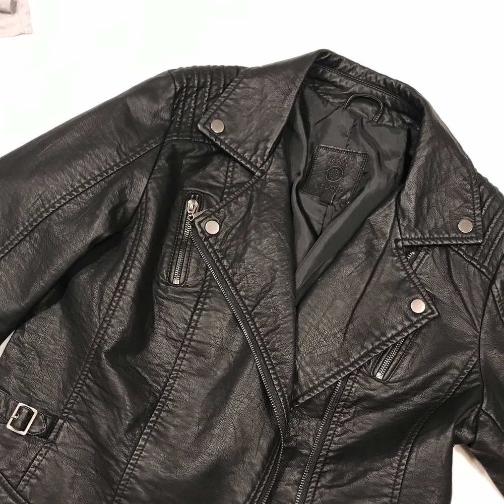 Max Studio faux Leather Jacket